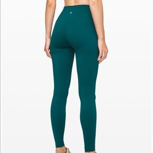 Lululemon Wunder Under Tight Legging 25” Emerald